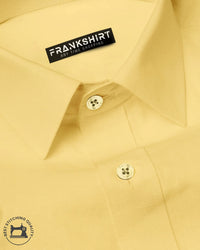 Pack of 2 Cotton Shirt for Man (Lemon and Brown) - Frankshop.in