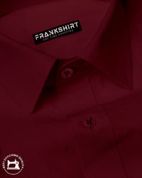 Pack of 2 Cotton Shirt for Man (Maroon and Lemon) - Frankshop.in