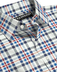 Black and Blue Check I Regular Fit I 100% Cotton Shirt