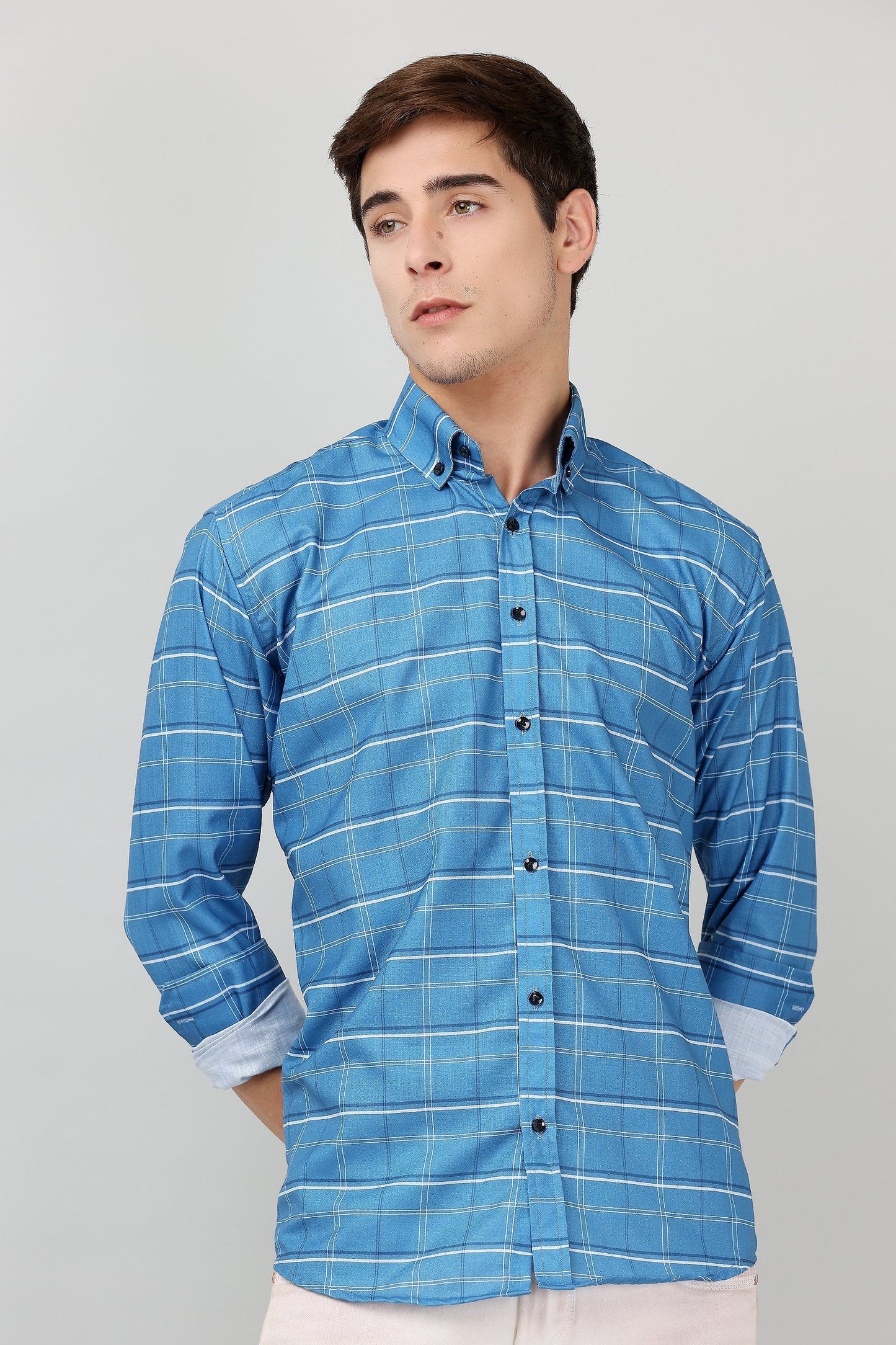 Darnandstitch High Quality Printed Checkered Shirt