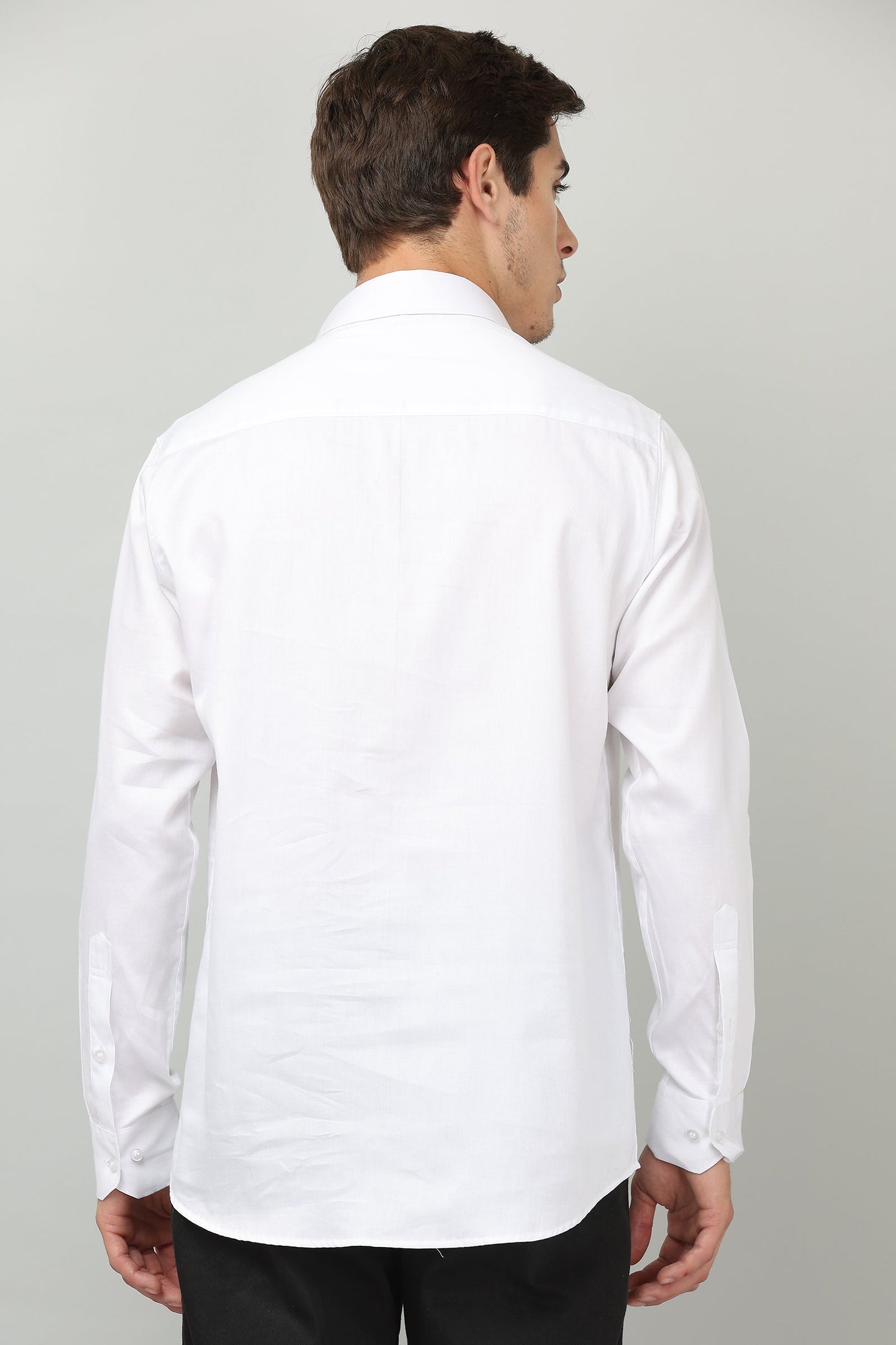 Darnandstitch® Pure Cotton Plain White Shirt