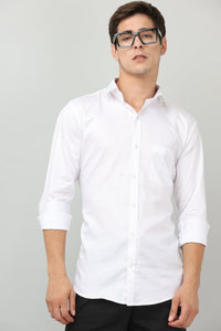 Darnandstitch® Pure Cotton Plain White Shirt