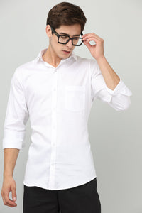 Darnandstitch® Pure Cotton Plain White Shirt