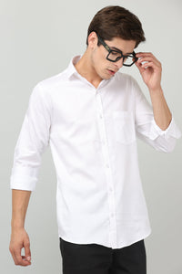 Darnandstitch® Pure Cotton Plain White Shirt