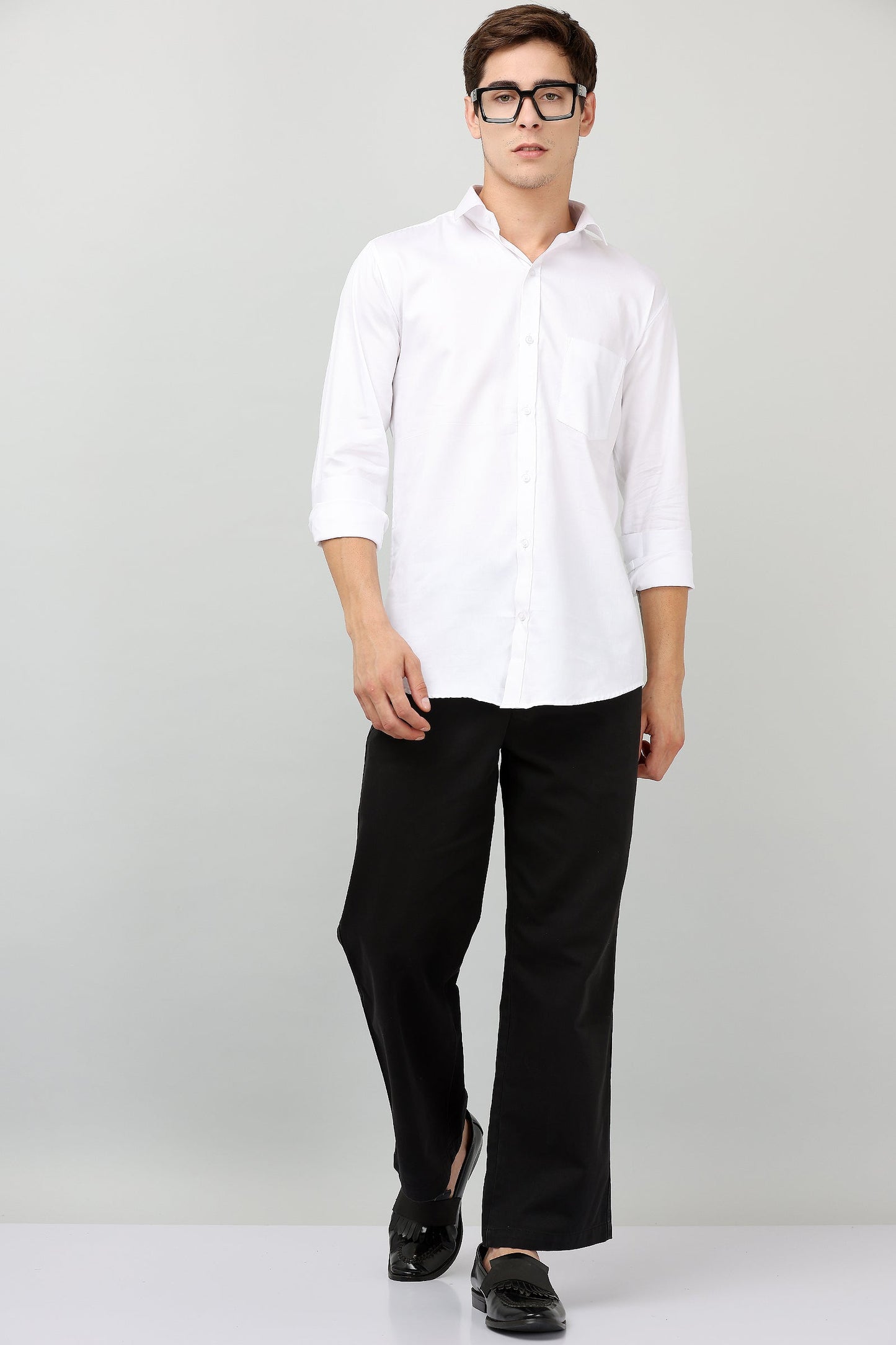 Darnandstitch® Pure Cotton Plain White Shirt