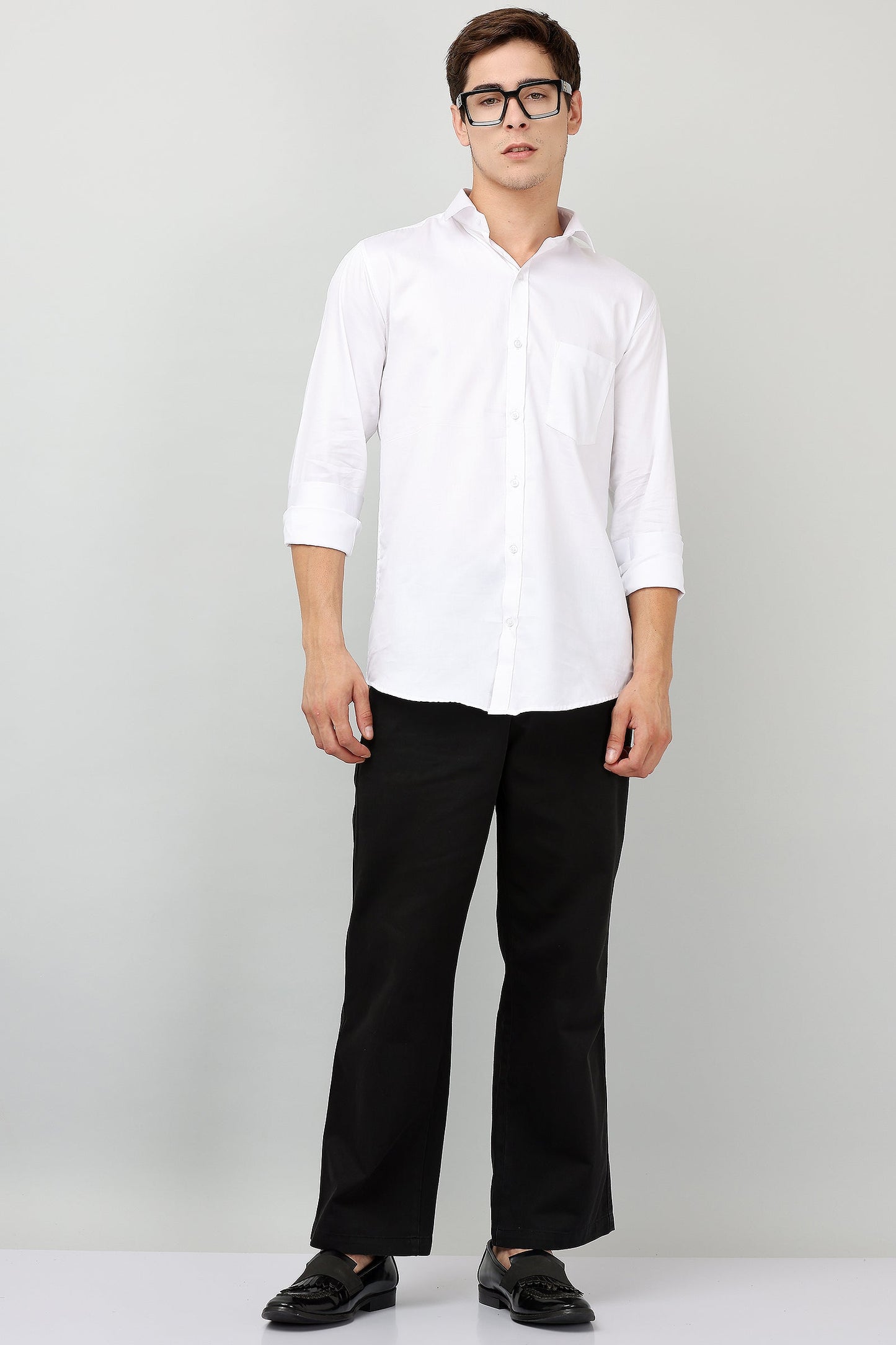 Darnandstitch® Pure Cotton Plain White Shirt