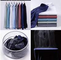 Pack of 2 Premium Cotton Shirt for Man (Sky Blue and Navy Blue)