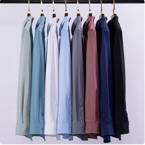 Pack of 2 Premium Cotton Shirt for Man (Light Pink and Navy Blue)